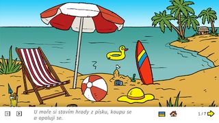 Čeština s Bílou paní: Čítanka - Screenshot 1