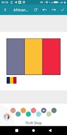 African Flags : Coloring - Screenshot 3