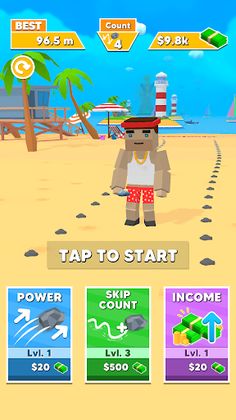 Stone Skipping 3D - Screenshot 1