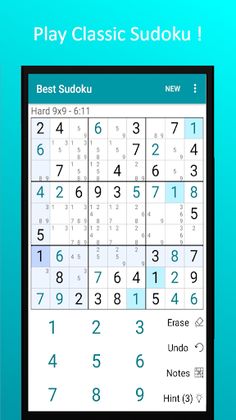 Best Sudoku - Solve 9x9 and 16 - Screenshot 1
