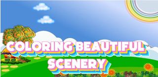 coloring beautiful scenery - Screenshot 1