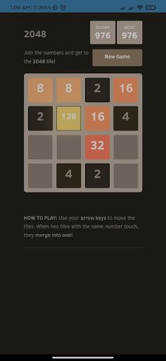 2048 2021 - Screenshot 2