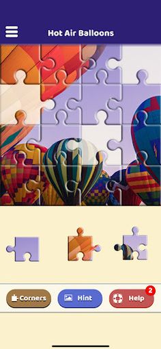 Hot Air Balloons Puzzle - Screenshot 2