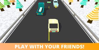 Blocky Cars - Highway Traffic - Screenshot 2