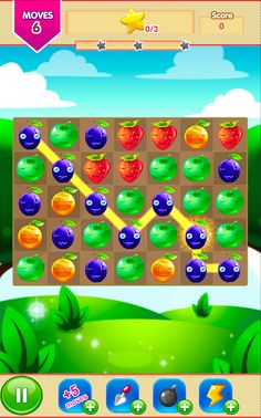 Juice Fresh Garden Match Saga - Screenshot 1