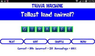 Trivia Machine - Screenshot 1