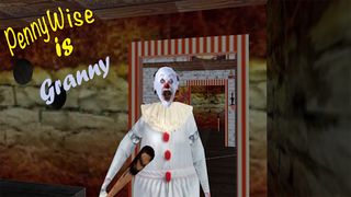 Scary Clown Granny Pennywise - Screenshot 1