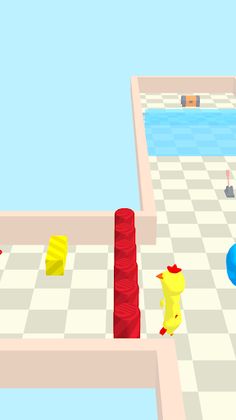 Сhicken Puzzle: Ragdoll Run - Screenshot 2