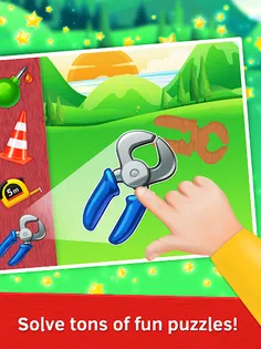 Baby Puzzles. Garage Tools - Screenshot 1