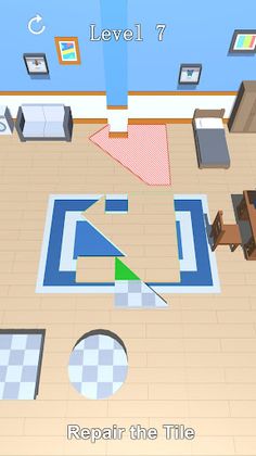 tile cutting 3d - Screenshot 3