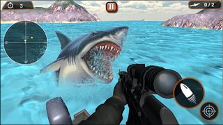 Angry Shark Sniper Hunting - Screenshot 1