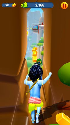 Krishna Little Superhero 3D - Screenshot 2