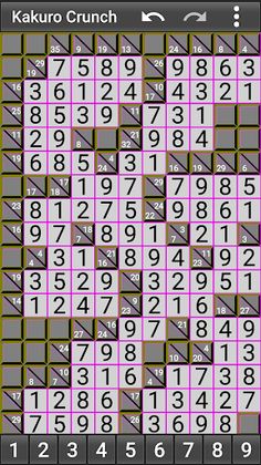 Kakuro Crunch: Cross Sums - Screenshot 1