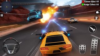 Car Death Race Shooting Game - Screenshot 1