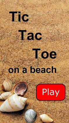 Tic Tac Toe on a beach - Screenshot 1