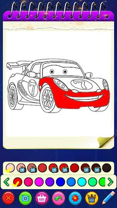 Cars Coloring Book - Screenshot 1