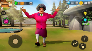 Scary Teacher Stone Age - Screenshot 3