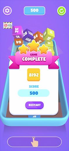 Merge Master : Cube 2048 Merge - Screenshot 2