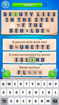 Cryptic Words: Crossword Game - Screenshot 1