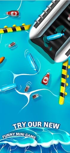 Idle Ocean Cleaner Eco Premium - Screenshot 2