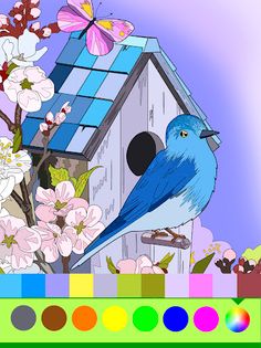 Birds Coloring Art Book - Screenshot 3