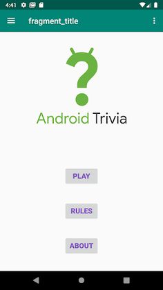 Android Trivia - Screenshot 2