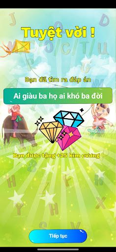 Vua Tiếng Việt - Ghép Câu Từ - Screenshot 2