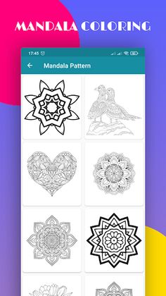 Mandala Pattern Coloring Game - Screenshot 2