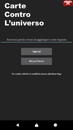 Carte contro l'universo PRO - Screenshot 2