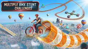 BMX Bicycle Stunt: Mega Ramp - Screenshot 3