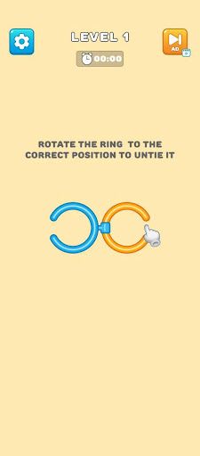 Rings Rotate - Circle Untie - Screenshot 1