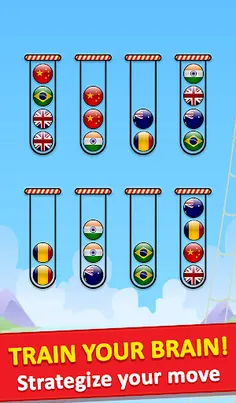 Ball Sort Puzzle - Bubble Sort - Screenshot 1