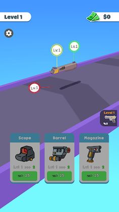 Gun Builder Run - Screenshot 1