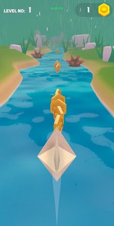 Endless Boat Run Game - Screenshot 1