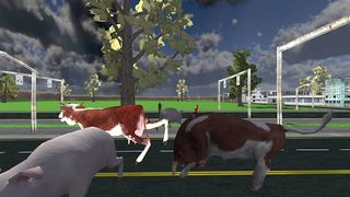 Angry Bull City Attack Game 3D - Screenshot 1