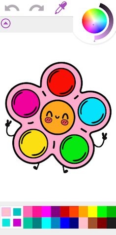 Pop It Coloring Book Game - Screenshot 2