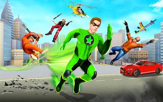 Police Green Sticky Robot Hero - Screenshot 2