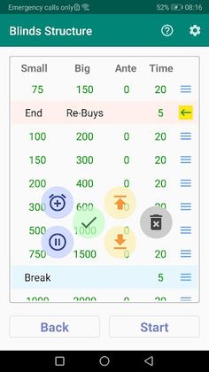 Poker Tournament Timer - Screenshot 3