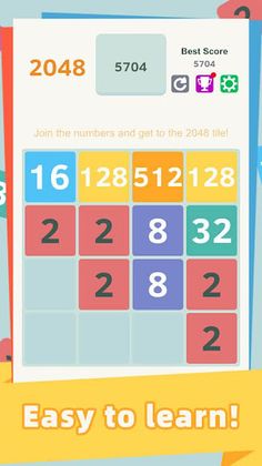 2048 - worldwide poplar game - Screenshot 1