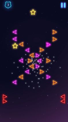 Neon Galawars Rocket - Screenshot 1