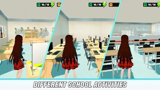 Anime School City Life Sim 3D - Screenshot 3