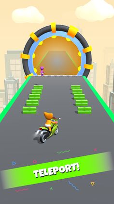 Merge Monster - Bike race 3d - Screenshot 1