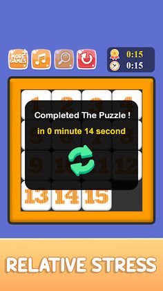 15 Puzzle - Sliding Numbers - Screenshot 4
