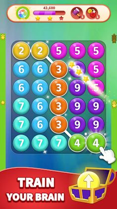 Connect Number - Bubble Blast - Screenshot 1
