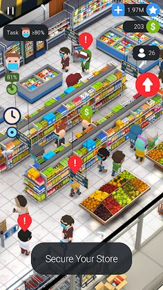 Mask Madness: Business Manager - Screenshot 2