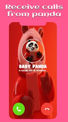 Baby Panda Mod Call Chat Game - Screenshot 2