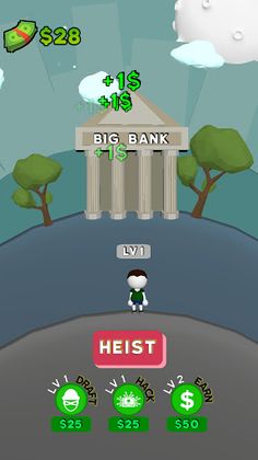 Idle Heist 3D - Screenshot 1