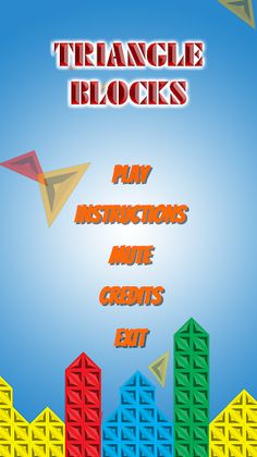 Triangle Blocks: super fun puz - Screenshot 1