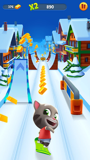 Talking Tom Gold Run - Screenshot 1