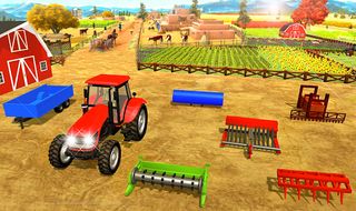 Cargo Tractor Trolley: Farming - Screenshot 1